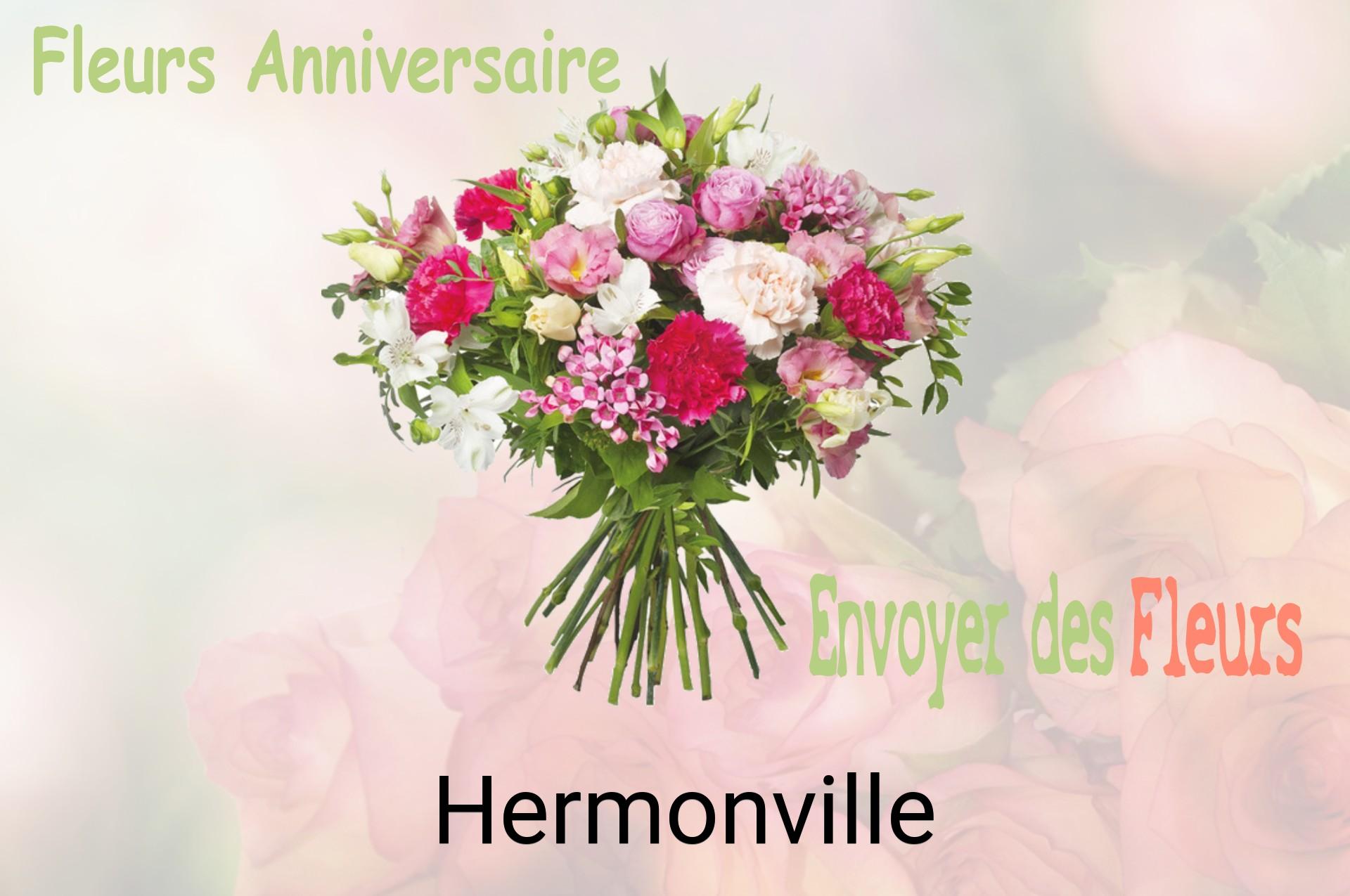 Bouquet de fleurs d’anniversaire livré à Hermonville