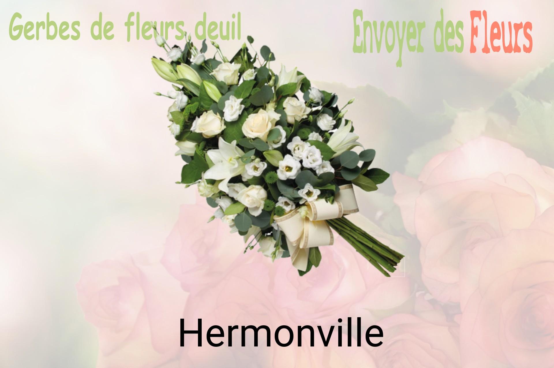 Gerbe de fleurs de deuil livrée à Hermonville